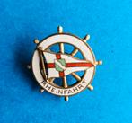 Broche Rederij scheepvaart Rheinfahrt Köln Düsseldorfer RD, Verzamelen, Speldjes, Pins en Buttons, Ophalen of Verzenden, Zo goed als nieuw