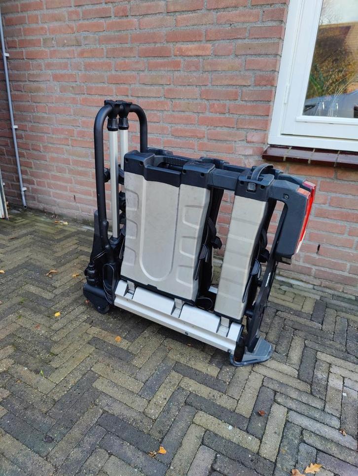Thule EasyFold XT 934, Auto diversen, Fietsendragers, Gebruikt, Trekhaakdrager, 3 fietsen of meer, Brede banden, Elektrische fiets