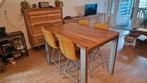 Xooon eetset hoge tafel en draaibare stoelen, Ophalen, Gebruikt