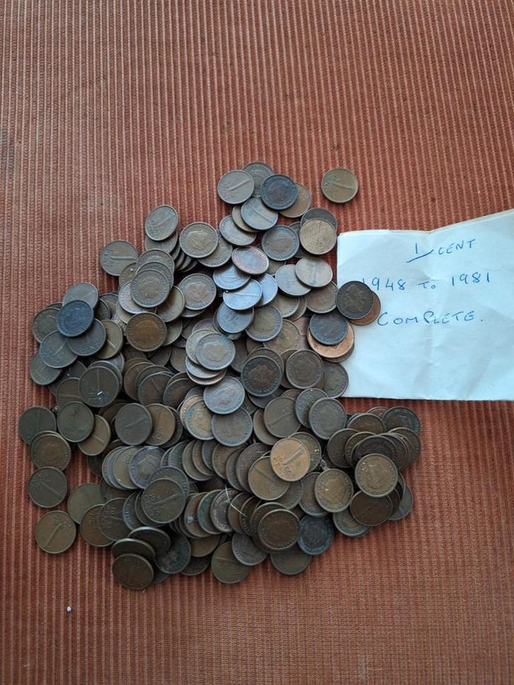 Centen 1948-1981, Postzegels en Munten, Munten | Nederland, Losse munt, 1 cent, Koningin Juliana, Ophalen of Verzenden