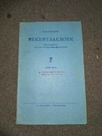 Rekentaakboek deel II, 4e druk 1958, Boeken, Techniek, Ophalen of Verzenden, Gelezen, Overige onderwerpen