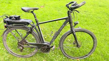 Goed werkende leuke herenfiets E-bike Cannondale 57cm 9speed beschikbaar voor biedingen