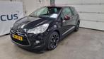 Citroen DS3 1.6 THP Sport Chic NAP 3e eigenaar Leder Airco T, Euro 5, Gebruikt, 4 cilinders, Zwart