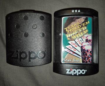 Briquet Zippo TEXAS HOLD' EM POKER ongebruikt.  beschikbaar voor biedingen