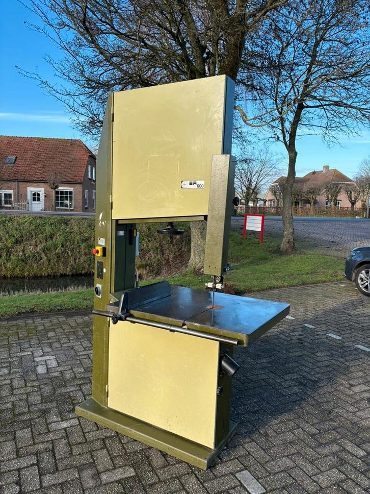 Meber SR800 Lintzaag - Wiel 800mm, Zaaghoogte 400mm, Doe-het-zelf en Verbouw, Gereedschap | Zaagmachines, Gebruikt, Lintzaag, Minder dan 600 watt