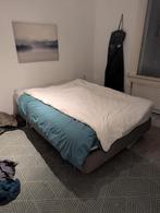 Tweepersoons Boxspring + Matras (3jr) + Beddengoed, Huis en Inrichting, Ophalen, Tweepersoons, 140 cm, Zo goed als nieuw