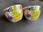 Tk twee Kerst soepkommen / theekoppen van Blond Amsterdam, Blond Amsterdam, Ophalen of Verzenden, Zo goed als nieuw, Kom(men)
