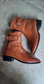 Zgan leren Di Nuevo laarsjes 39, Kleding | Dames, Bruin, Verzenden, Lage of Enkellaarzen, Zo goed als nieuw