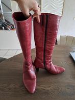 Mooie rode laarzen, Hoge laarzen, Ophalen of Verzenden, Gedragen, Rood