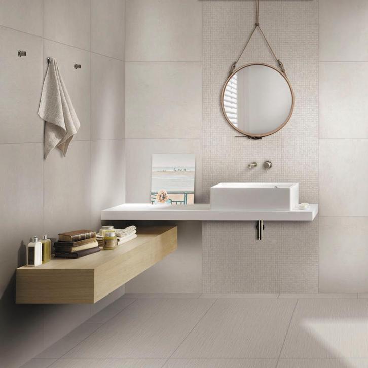 €36,50/m2 Gigacer Concrete betonlook wandtegel 60x60, Doe-het-zelf en Verbouw, Tegels, Nieuw, Vloertegels, Keramiek, 60 cm of meer