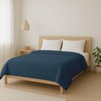 DEKBED ZONDER DEKBEDHOES MOUSSELINE 140X200, Eenpersoons, Blauw, Nieuw, Ophalen of Verzenden