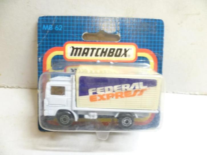 Matchbox MB 62 Federal Express Volvo Truck modelauto, Hobby en Vrije tijd, Modelauto's | Overige schalen, Nieuw, Bus of Vrachtwagen