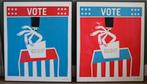 Hayden Kays – VOTE – Matching set, genummerd en gesigneerd, Antiek en Kunst, Kunst | Overige Kunst, Ophalen