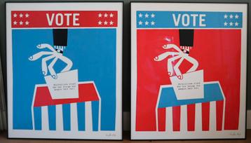 Hayden Kays – VOTE – Matching set, genummerd en gesigneerd beschikbaar voor biedingen