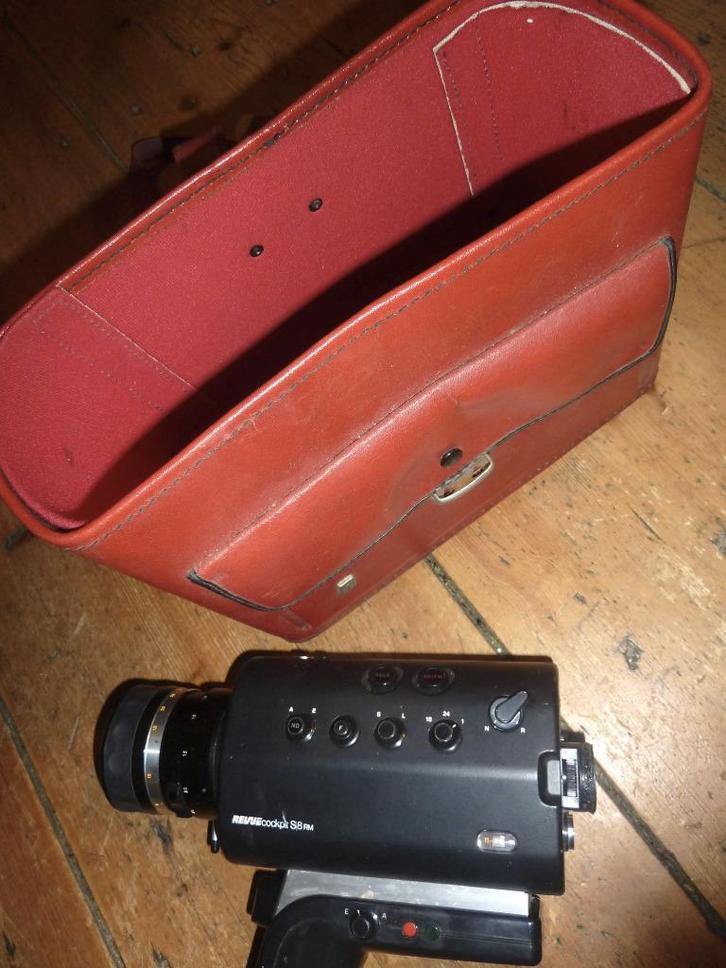 Super8 film camera Revue Cockpit S8 Camera compleet + tas -, Audio, Tv en Foto, Filmrollen, 16mm film, Ophalen of Verzenden