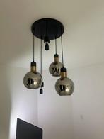 Mooie Smoke Glazen Hanglamp, Huis en Inrichting, Lampen | Hanglampen, Ophalen, Zo goed als nieuw, Glas, Minder dan 50 cm