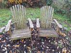 houten tuinstoelen, Tuin en Terras, Tuinstoelen, Ophalen, Zo goed als nieuw, Hout