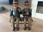 Laurel en Hardy Bankje, Verzamelen, Beelden en Beeldjes, Ophalen, Zo goed als nieuw