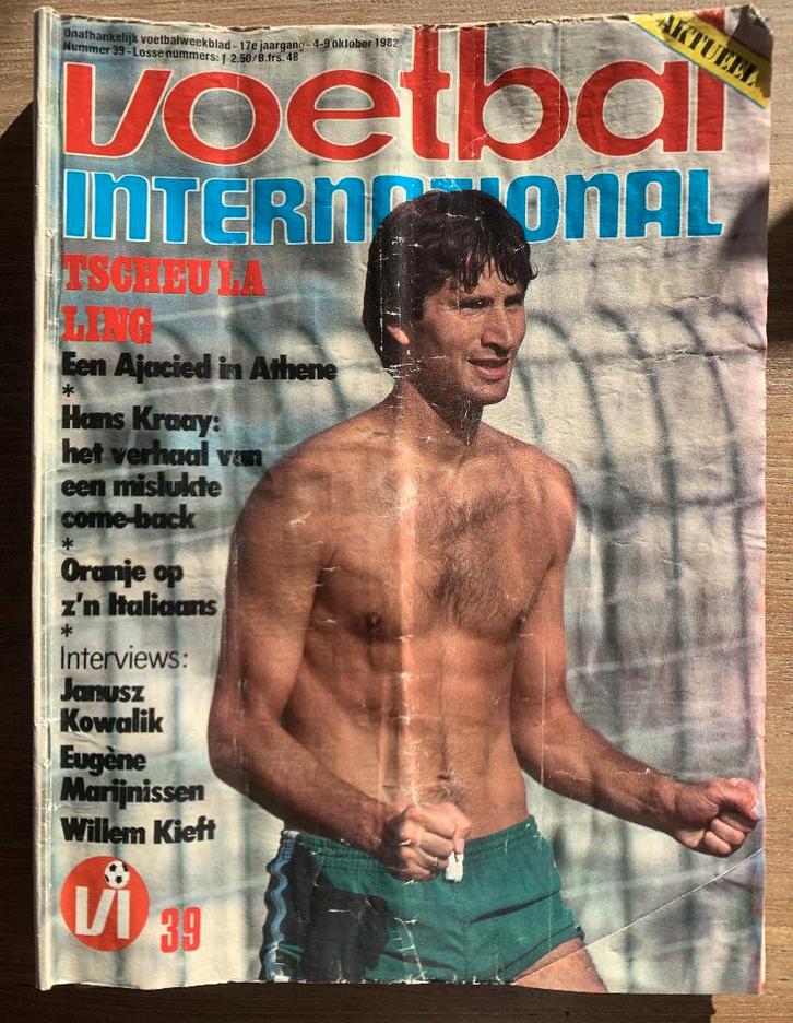 Voetbal International VI Div. tijdschriften uit 1982 / €1,50, Verzamelen, Sportartikelen en Voetbal, Zo goed als nieuw, Poster, Plaatje of Sticker