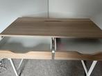 Ikea ALEX Bureau - Wit gelazuurd eiken, 100x48 cm, Ophalen of Verzenden, Zo goed als nieuw, Bureau