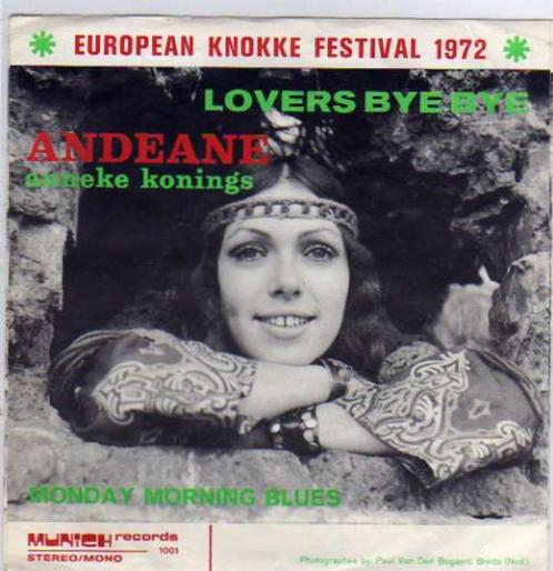 Nederpop: Andeane- Lovers Bye Bye, Cd's en Dvd's, Vinyl Singles, Zo goed als nieuw, Nederlandstalig, Verzenden
