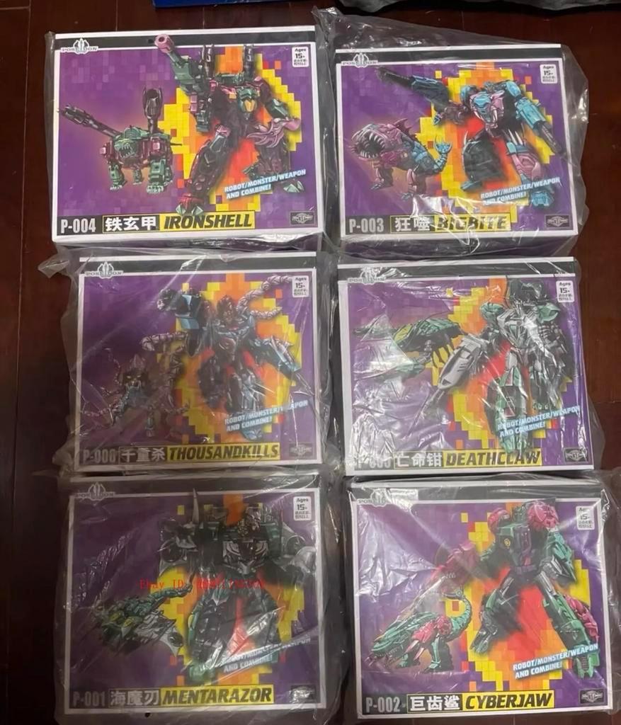 ≥ Transformers TFC Toys Poseidon Piranacon Seacons — Transformers