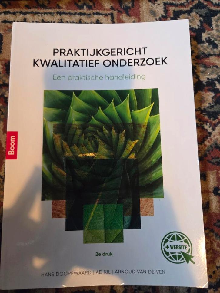 Praktijkgericht Kwalitatief Onderzoek, Boeken, Studieboeken en Cursussen, Zo goed als nieuw, HBO, Beta, Ophalen of Verzenden