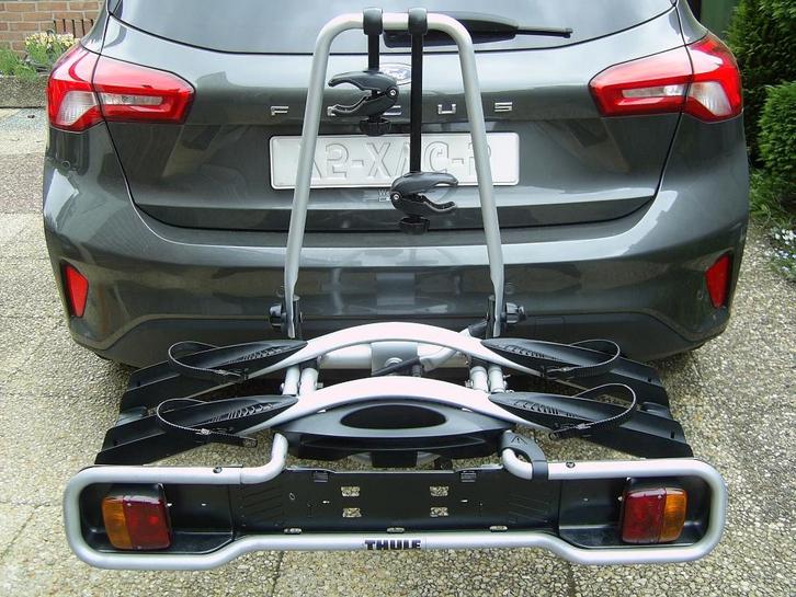 Mooie stabiele Thule Euroway 945 fietsendrager, kantelbaar, Auto diversen, Fietsendragers, Zo goed als nieuw, Trekhaakdrager, 2 fietsen