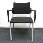 Drentea vergaderstoelen | 4-poots | Zwart | Stapelbaar, Huis en Inrichting, Gebruikt, -, Zwart, -