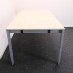 Vepa, zit-zit bureau, 180 x 90, Wild peren blad, BR38, Ophalen of Verzenden, In hoogte verstelbaar, Gebruikt, Bureau
