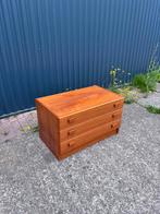Vintage ladekast teak kastje, Ophalen, Gebruikt, C, 50 tot 100 cm