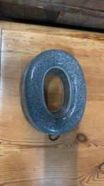 Super leuke kleine grijsgewolkte emaille rijstring!!, Ophalen of Verzenden