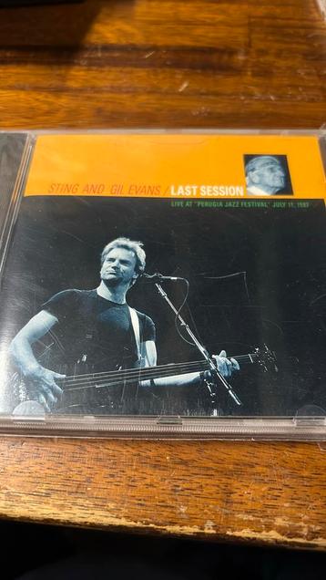 Sting and Gil Evans cd last session Perugia jazz festival 87 beschikbaar voor biedingen