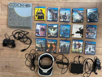 PlayStation 4 Pro God of War + VR Bril + Top 15 Games beschikbaar voor biedingen