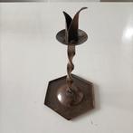 antieke kandelaar Amsterdamse School art deco jaren 20-30, Antiek en Kunst, Antiek | Kandelaars, Ophalen of Verzenden, Koper of Brons