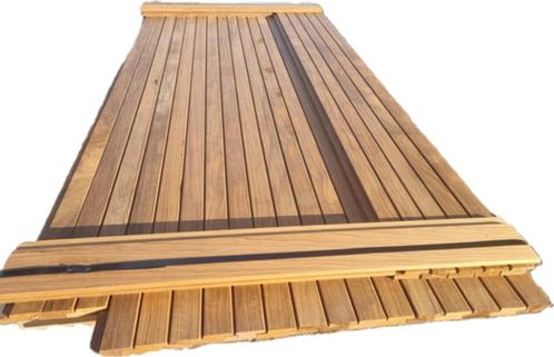 2.68 m2 channelsiding rabat - hardhout - nr: HP89, Tuin en Terras, Palen, Balken en Planken, Nieuw, Planken, 250 cm of meer, Hardhout