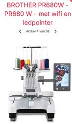 BROTHER 680W compleet zo goed als nieuw!!, Ophalen, Zo goed als nieuw, Machineborduren, Borduurmachine