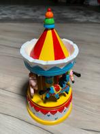 Vintage houten muziekdoos - paarden carrousel, Ophalen of Verzenden, Zo goed als nieuw