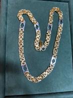 18Kt Goud - 232.8 Gr - PLAT KONING - Ketting, Ophalen, Nieuw, Goud, Goud