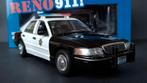 Ford Crown Victoria Police Intercept Reno 911 Greenlight Pol, Hobby en Vrije tijd, Modelauto's | 1:24, Ophalen of Verzenden, Nieuw
