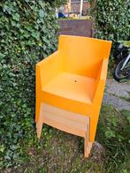 Philippe Starck Driade Toy oranje (tuin) stoelen, Tuin en Terras, Tuinstoelen, Ophalen, Gebruikt, Kunststof, Stapelbaar