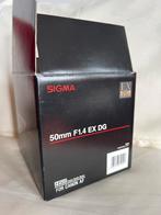 Sigma 50mm F1.4 EX DG Canon AF - Toplens!, Ophalen of Verzenden, Zo goed als nieuw, Standaardlens