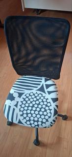 Bureaustoel voor kleine ruimtes, Ophalen, Zwart