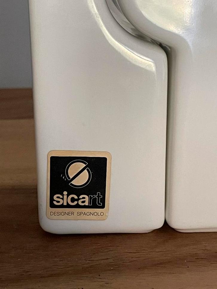 Vintage Sicart Cartigliano Zout en Peper Strooier - 1970s, Antiek en Kunst, Antiek | Keramiek en Aardewerk, Ophalen of Verzenden