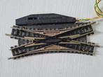 Minitrix elektrische kruiswissel 14968, Gebruikt, Gelijkstroom, Trix, Rails