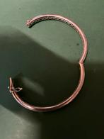 Slavenarmband met schanier zilver, Antiek en Kunst, Ophalen of Verzenden, Zilver