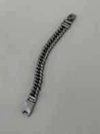 Lucardi stalen herenarmband, Sieraden, Tassen en Uiterlijk, Armbanden, Ophalen of Verzenden, Gebruikt, Zilver, Staal