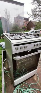 Inventum vfg5020gr RVS gasfornuis, Gebruikt, Gas, 85 tot 90 cm, 4 kookzones