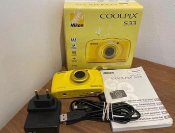 Nikon Coolpix S33 – Excellent Condition! beschikbaar voor biedingen
