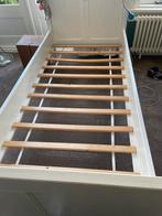 Massief grenen bed (90x200), Ophalen, Gebruikt, 90 cm, Eenpersoons